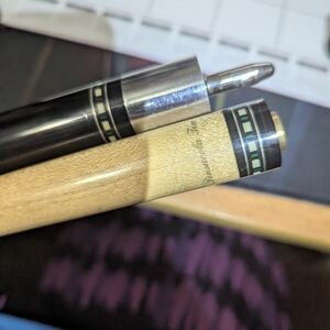 Premium Billiard Cue Stick - Black and Tan